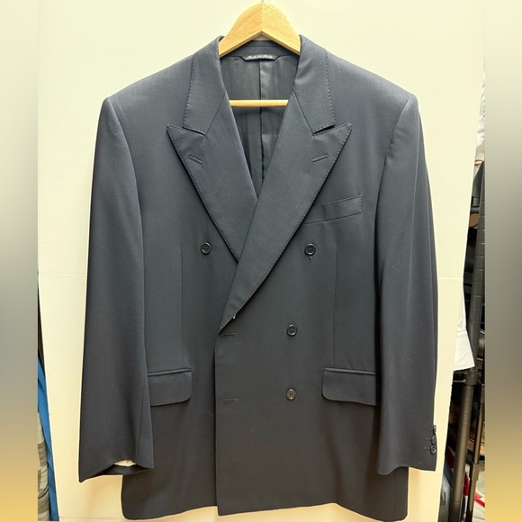 Canali Other - Canali Navy Double-Breasted Blazer 42R